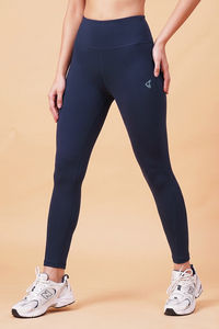 Zelocity Quick Dry Gym Leggings - Naval Academy — thumbnail 2